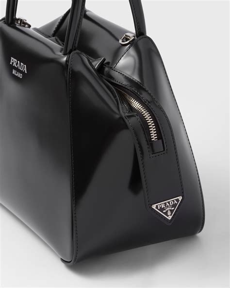 Schwarz Kleine Prada Supernova Tasche aus Leder 